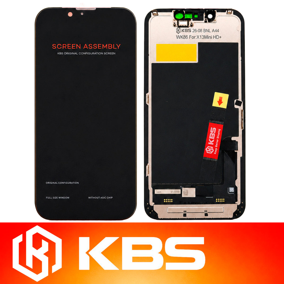 Pantalla Para iPhone 13 Mini KBS Hd+ Hdr10 Dolby Vision 90 Hz