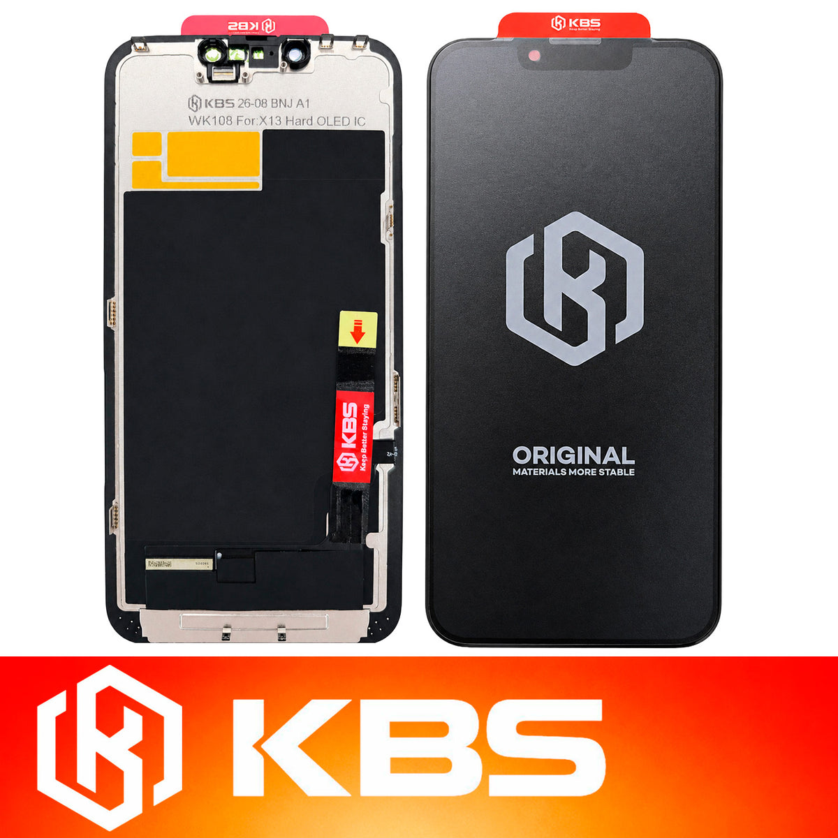 Pantalla Compatible iPhone 13 OLED KBS IC 120 Hz Premium