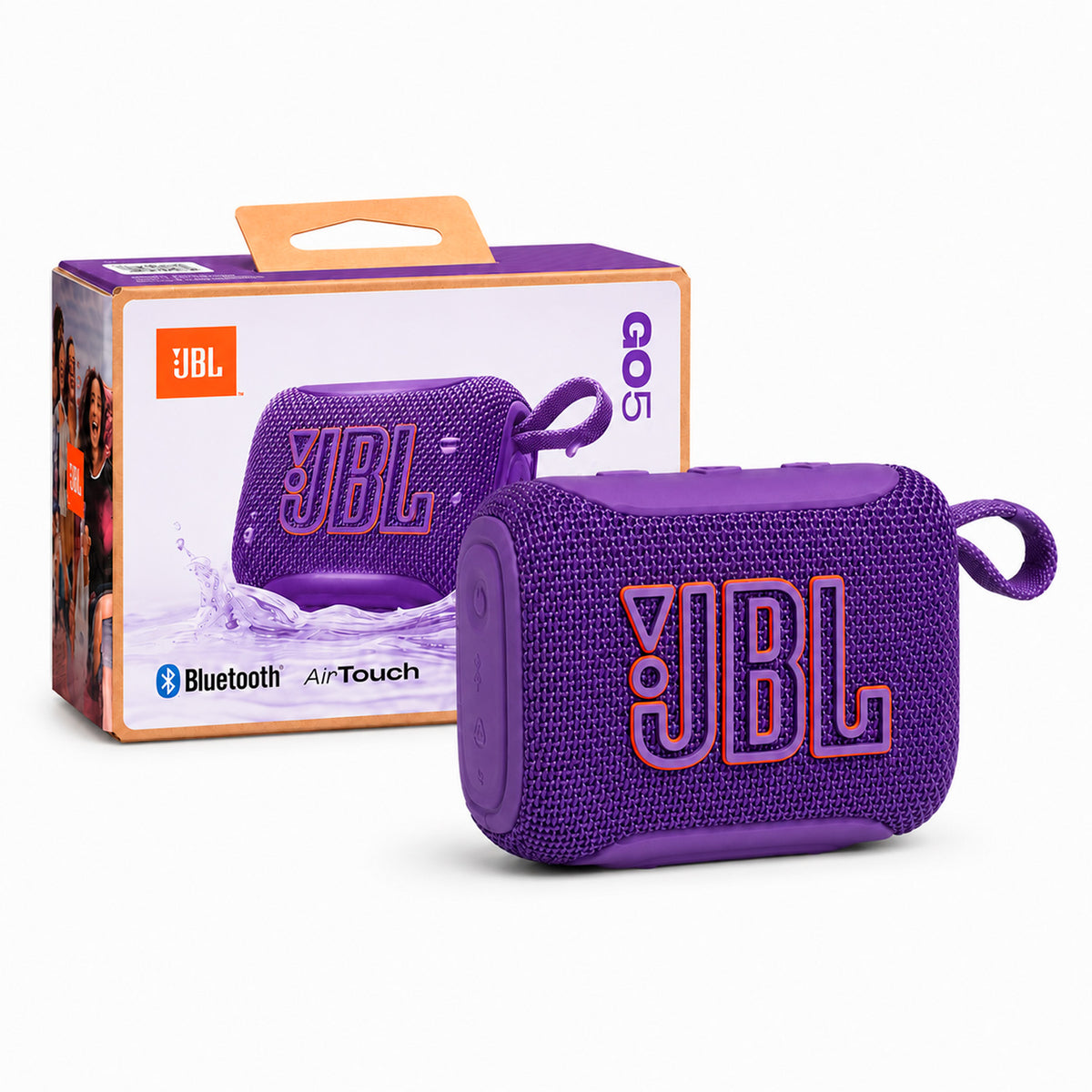 Parlante JBL Go 5 Bluetooth Violeta 4.8W IP68 Auracast