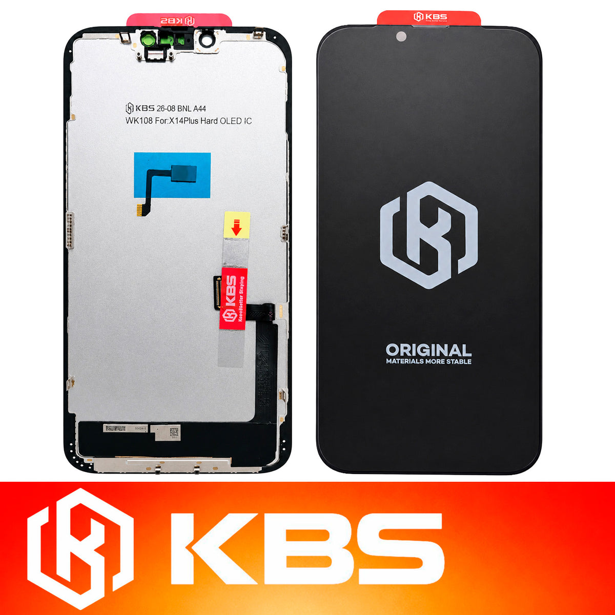 Pantalla Para iPhone 14 Plus Kbs Hard Oled Dimming IC 120 Hz