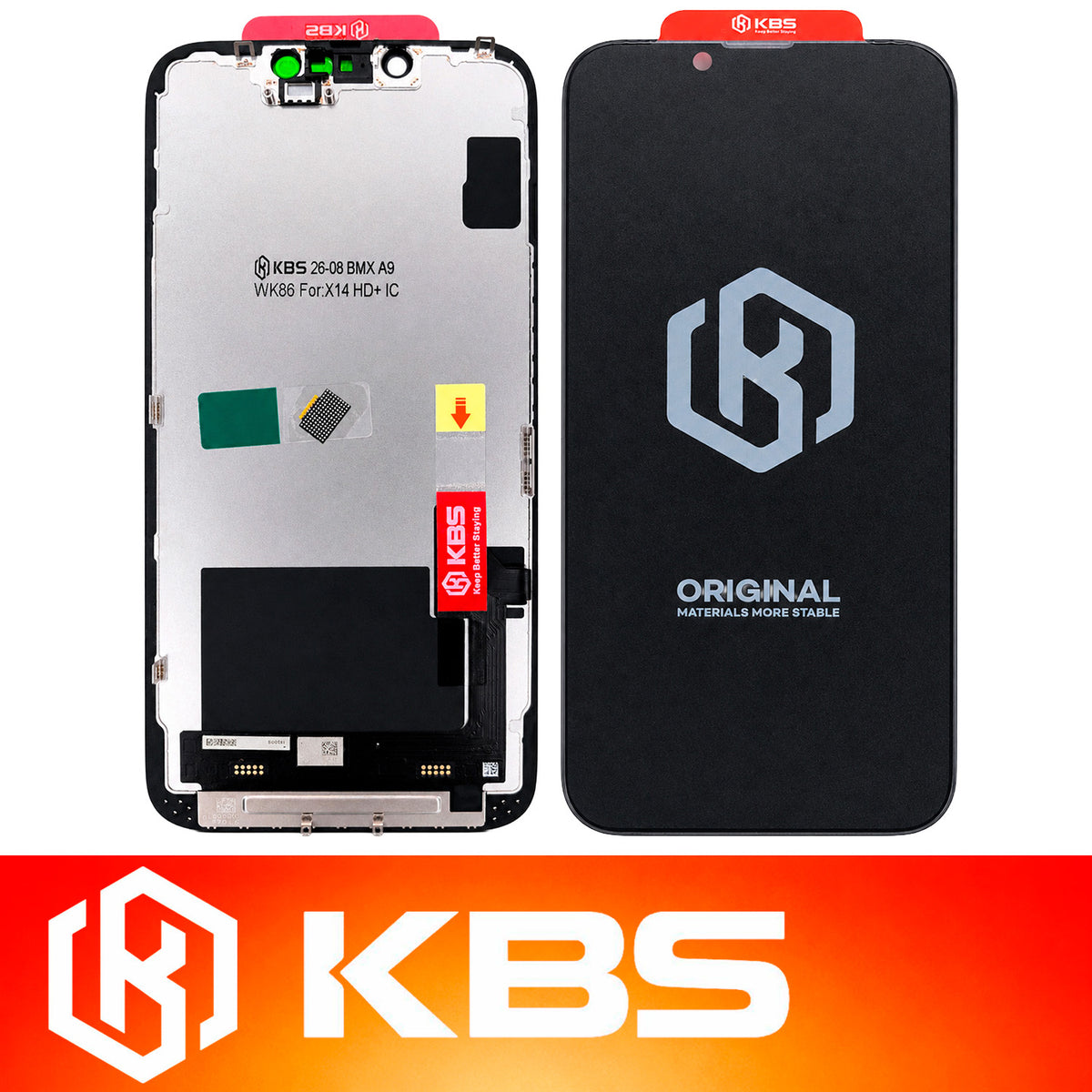Pantalla Para iPhone 14 KBS Hd+ Hdr10+ IC Dolby Vision 90 Hz