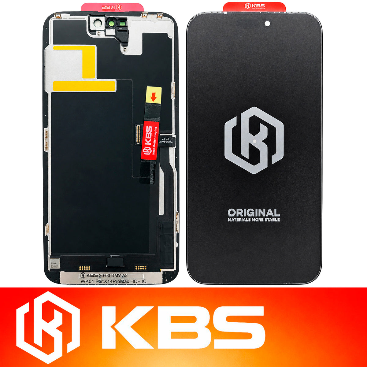 Pantalla Para iPhone 14 Pro Max KBS Hd+ Hdr10 Dolby Vision IC 120 Hz
