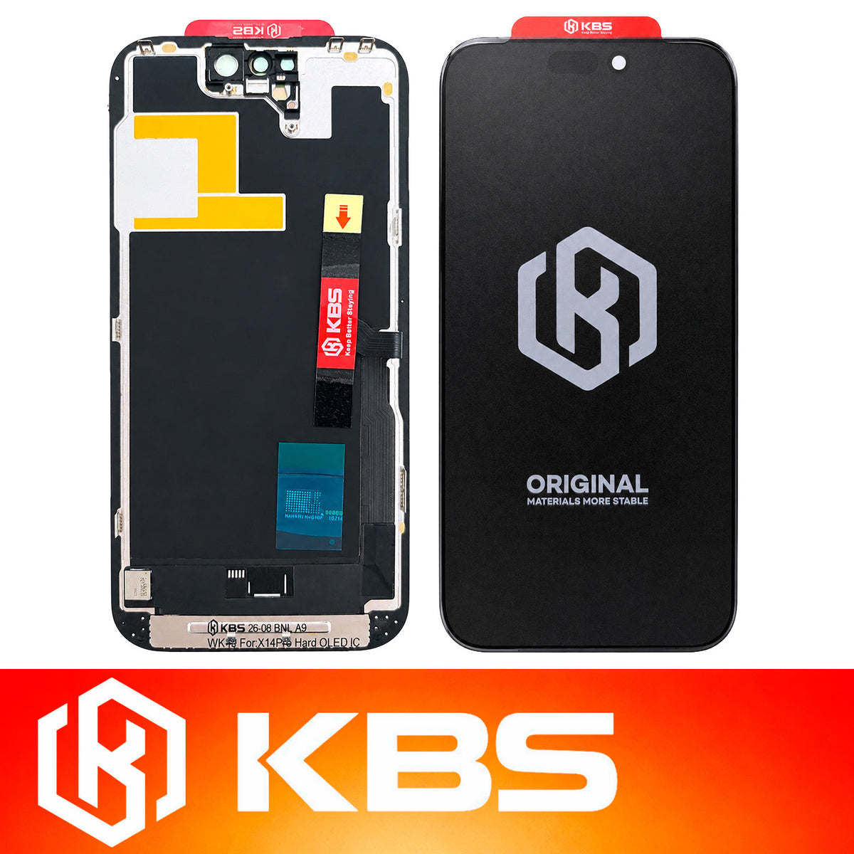 Pantalla Para iPhone 14 Pro Kbs Hard Oled Dimming IC 120 Hz