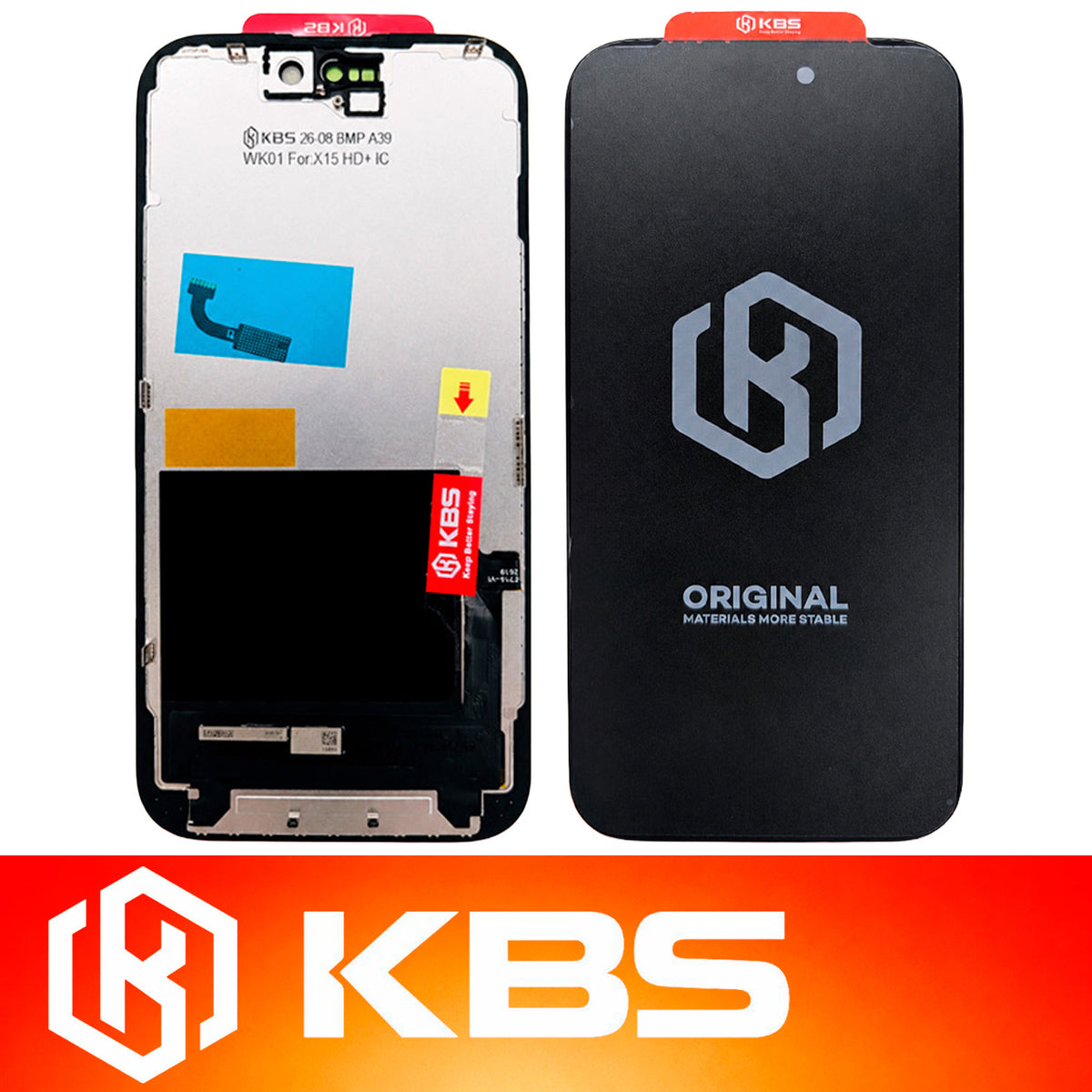 Pantalla Para iPhone 15 KBS Hd+ Hdr10+ IC Dolby Vision 90 Hz