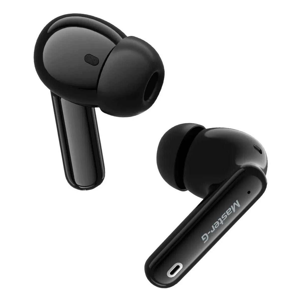 Audífonos Bluetooth Master-G MGBUDS22B TWS ANC 5.3 In-Ear con App y Estuche de Carga