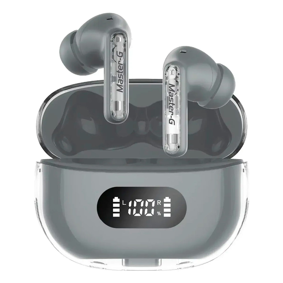 Audífonos Inalámbricos Master-G MGBUDS35G Bluetooth 5.4 TWS ANC con Estuche de Carga