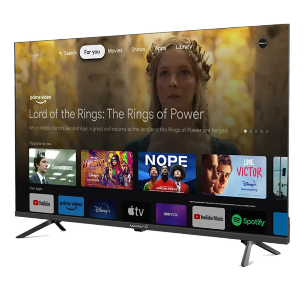 Smart TV LED 43 Google TV Full HD WiFi MGG43FFK Master-G