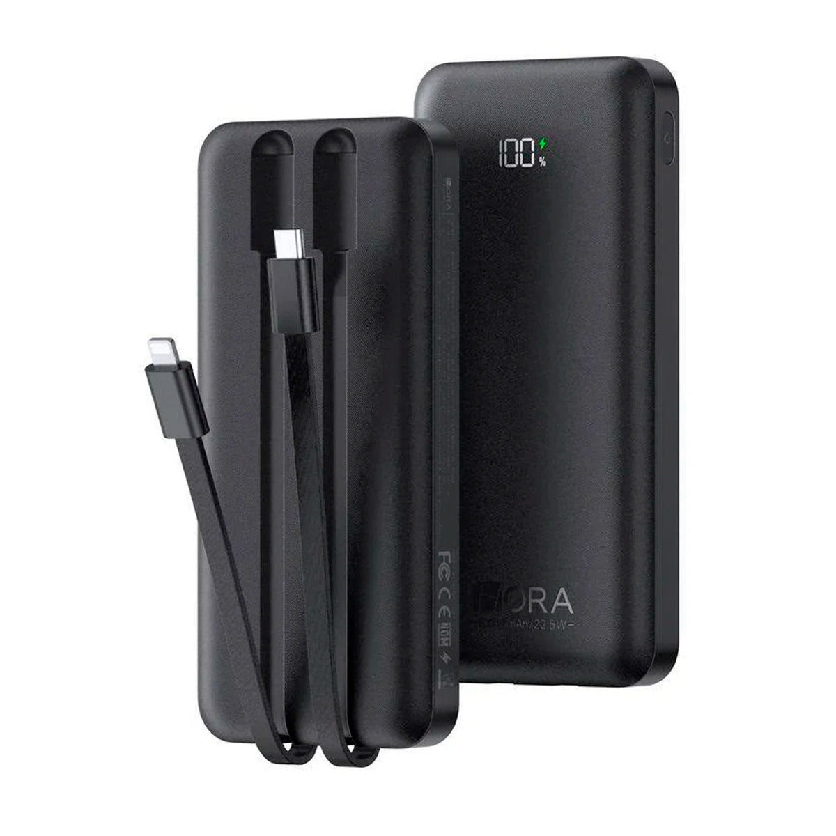 Power Bank 1Hora BAT101 10000mAh 22.5W Carga Rápida USB-C
