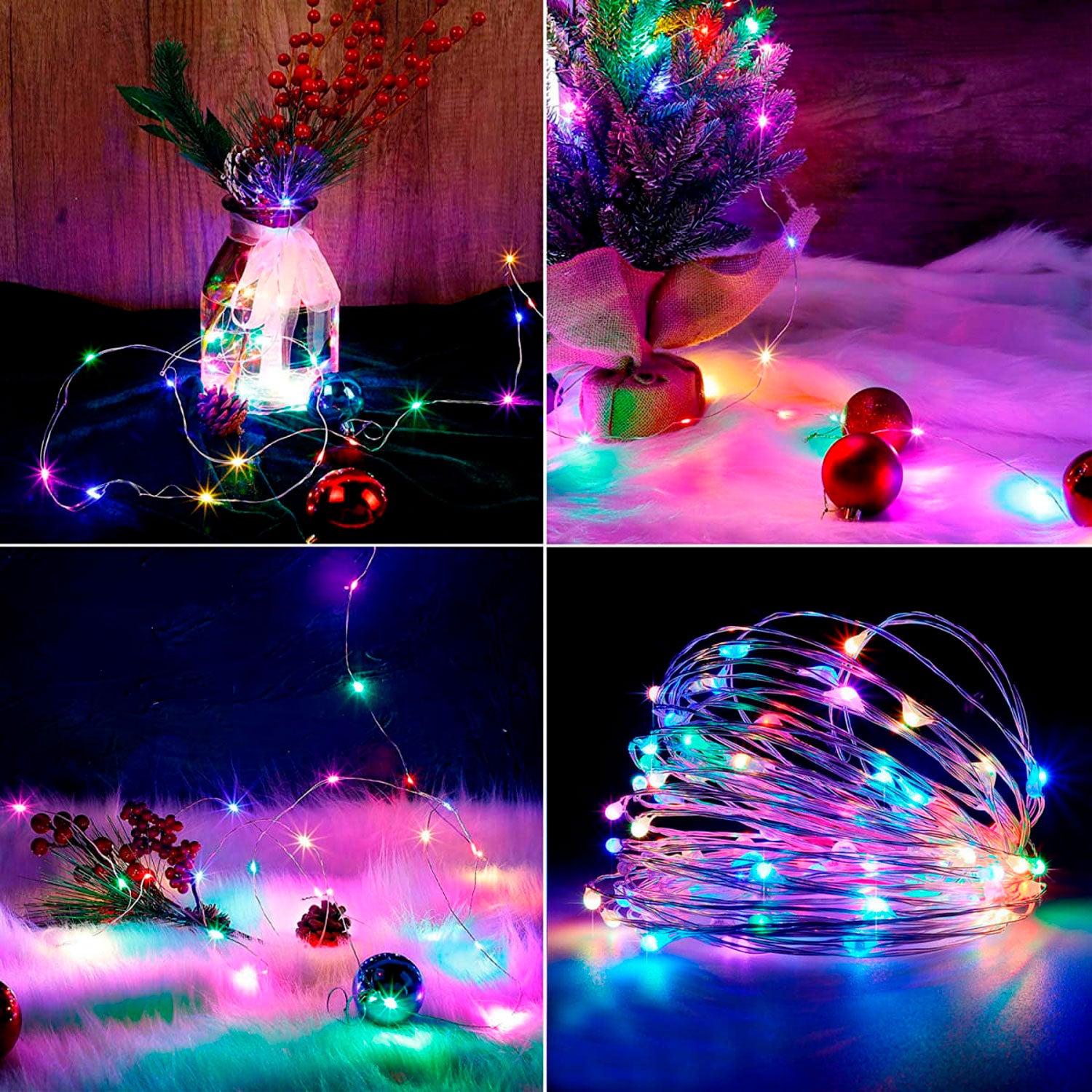 100 Luces Mini Led Guirnaldas Micro Hada 10M Decoración