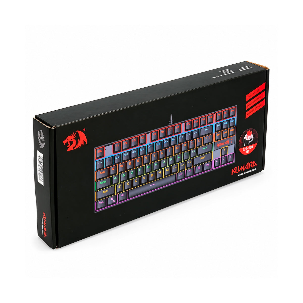 Teclado Mecanico Gamer Redragon Kumara Rainbow K552-KR-SP