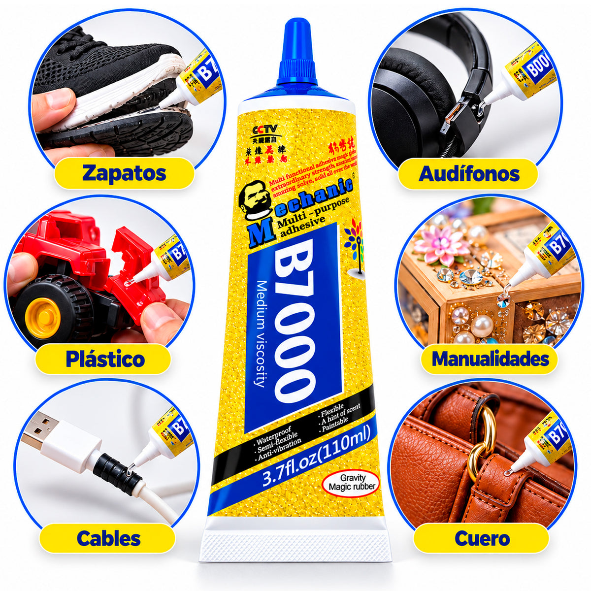 Pegamento Liquido Mechanic B7000 Pantallas Y Otros 110 Ml