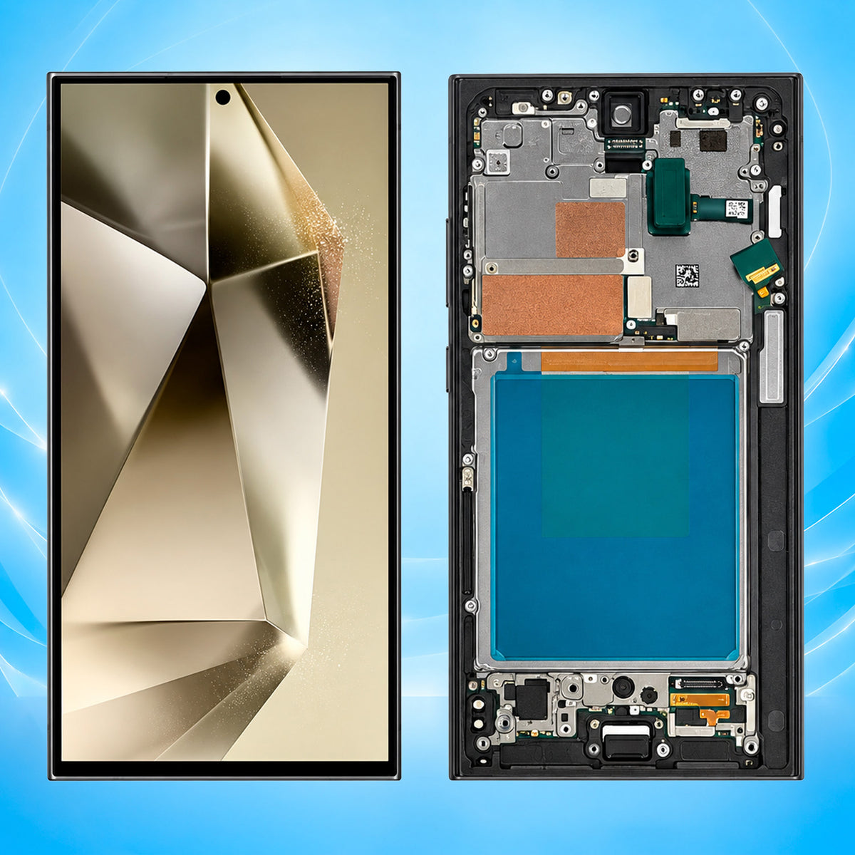 Pantalla Para Samsung Galaxy S24 Ultra OLED Con Marco