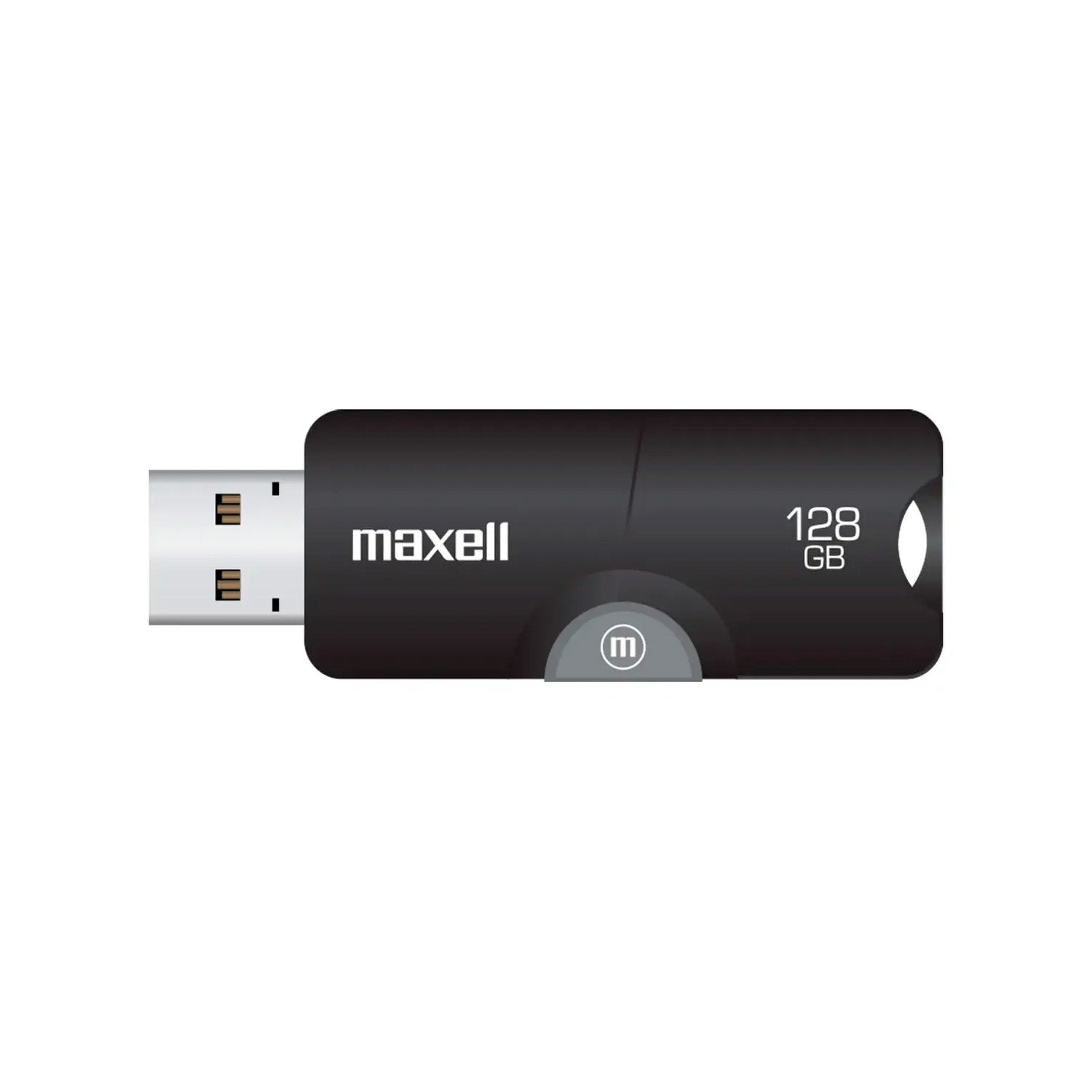 Pendrive USB 3.0 128GB Maxell Flix Diseño Retractil Compatible MAC y Windows Rapida Transferencia
