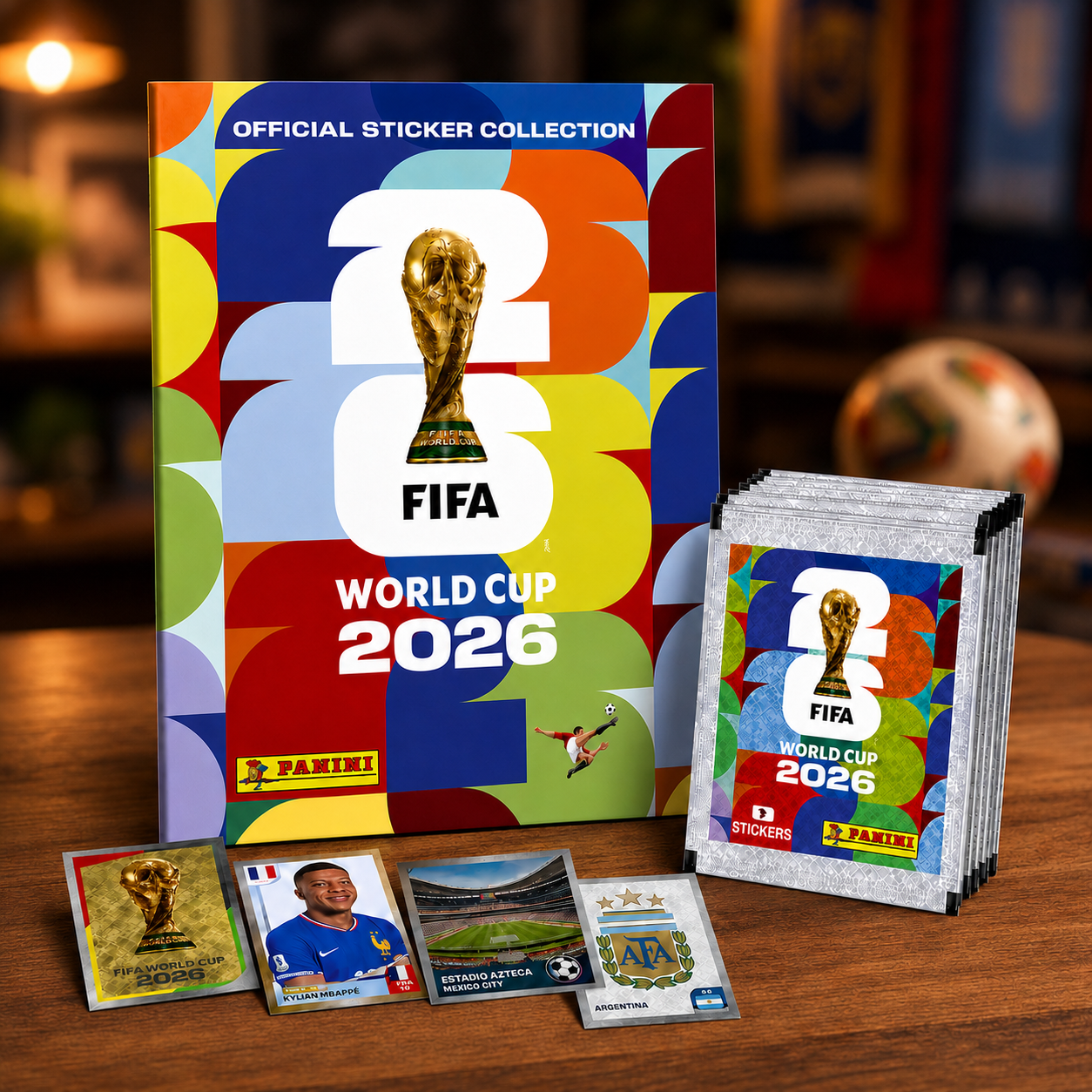 Pack Album Panini + Laminas Fifa Mundial 2026