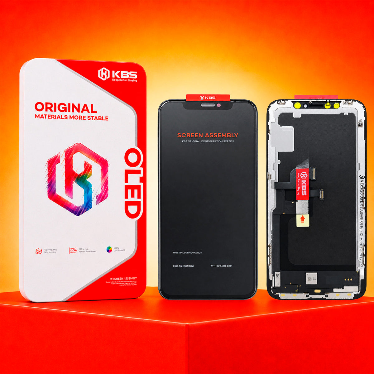 Pantalla Para iPhone X Kbs Hard Oled Flicker-Free 60 Hz