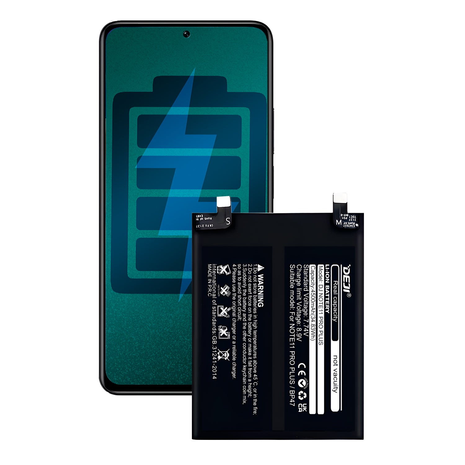 Bateria para Xiaomi Note 11 Pro Plus 5G DEJI IC Original Capacidad 4500mAh Maxima Duracion