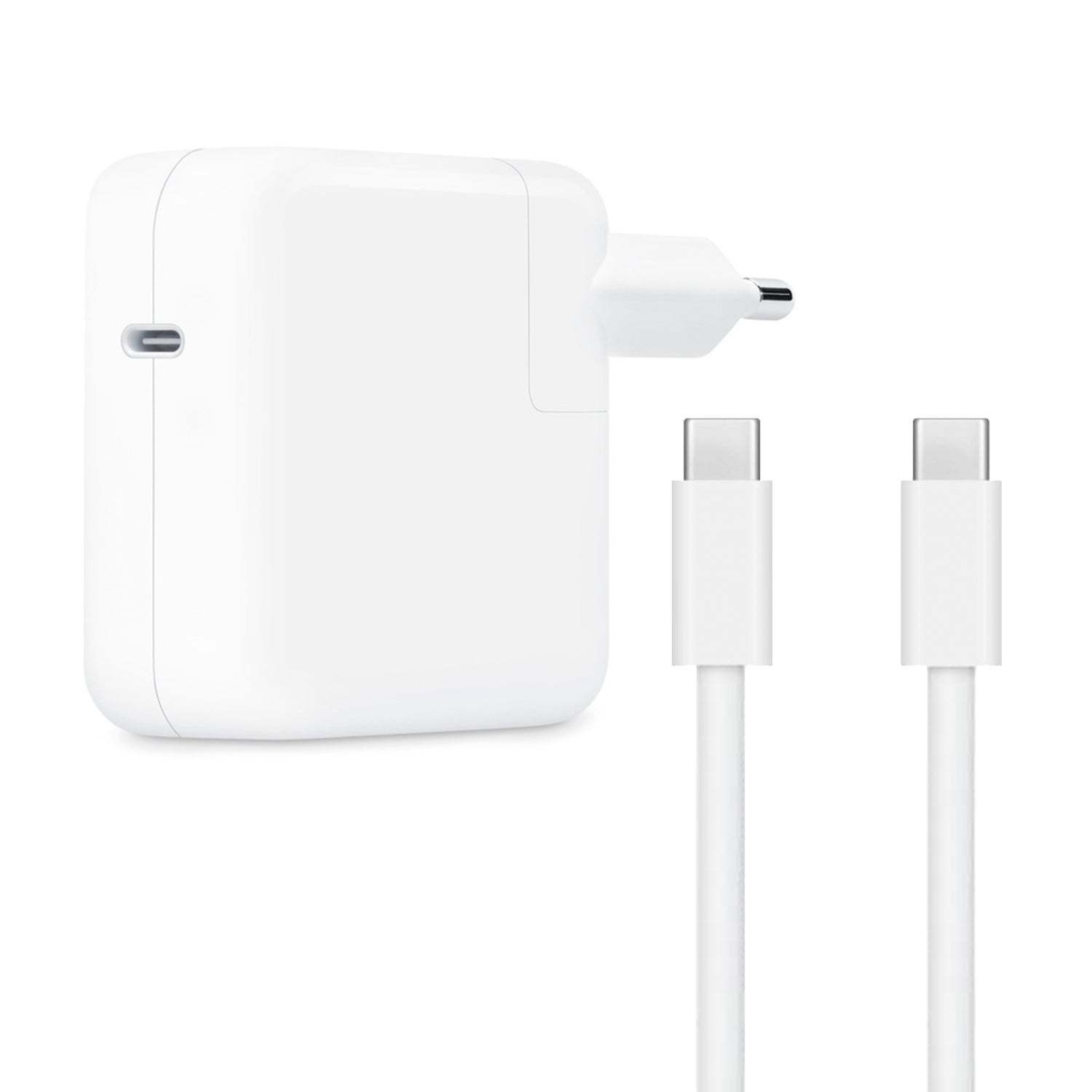 Cargador Compatible con Macbook Pro USB-C 61W + Cable USB-C a USB-C 2 metros