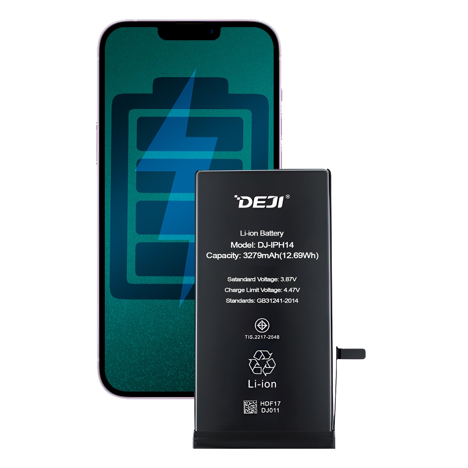 Bateria para iPhone 14 DEJI IC Original Capacidad 3279mAh Maxima