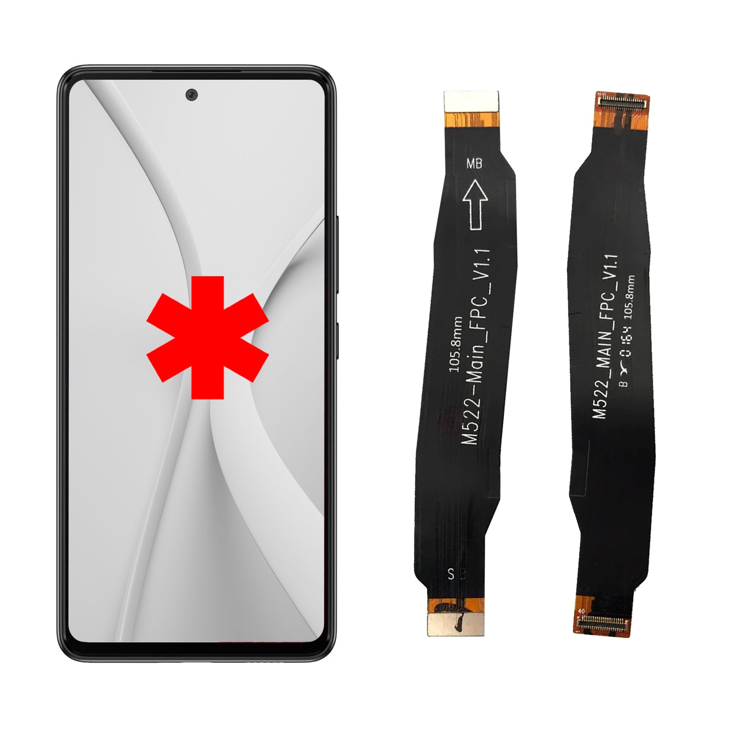 Flex Main Principal Compatible con Xiaomi Redmi Note 9 Pro