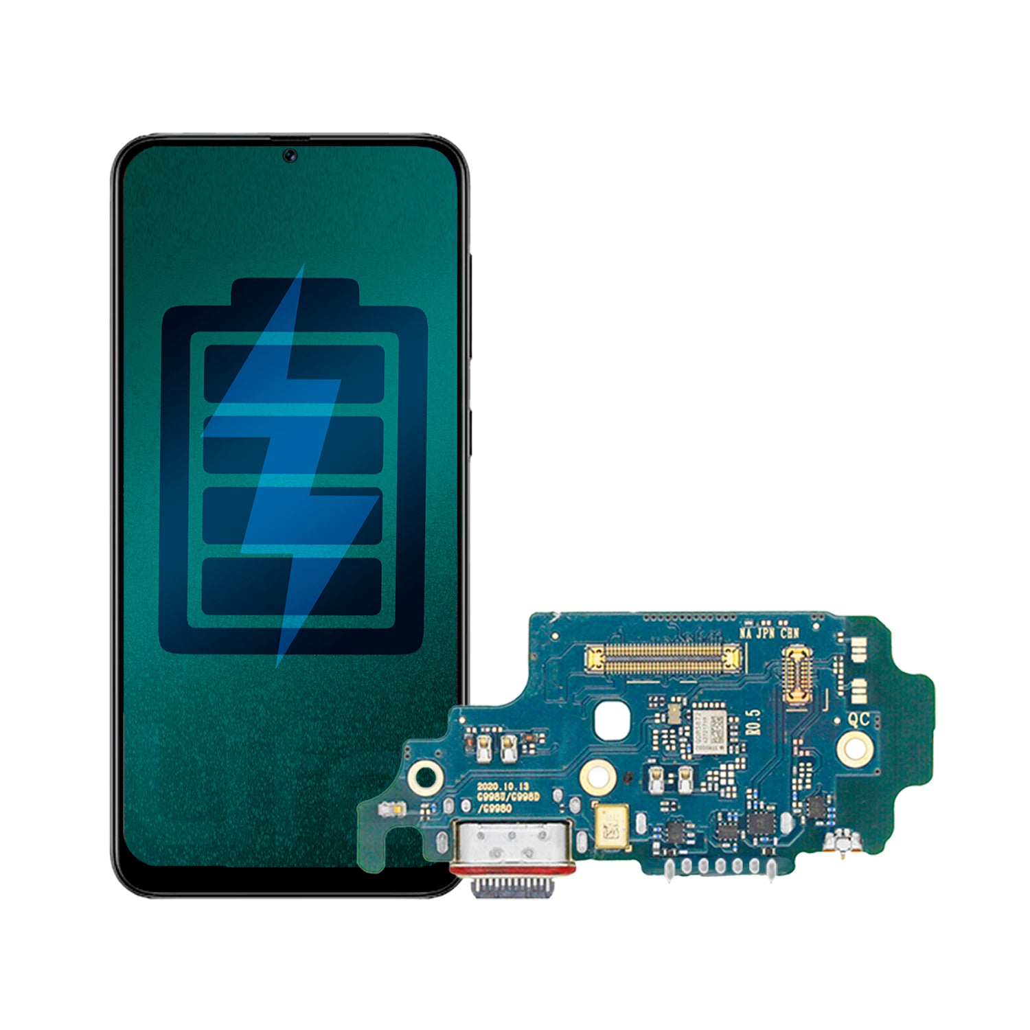 Flex de Carga para Samsung S21 Ultra Conector Tipo C