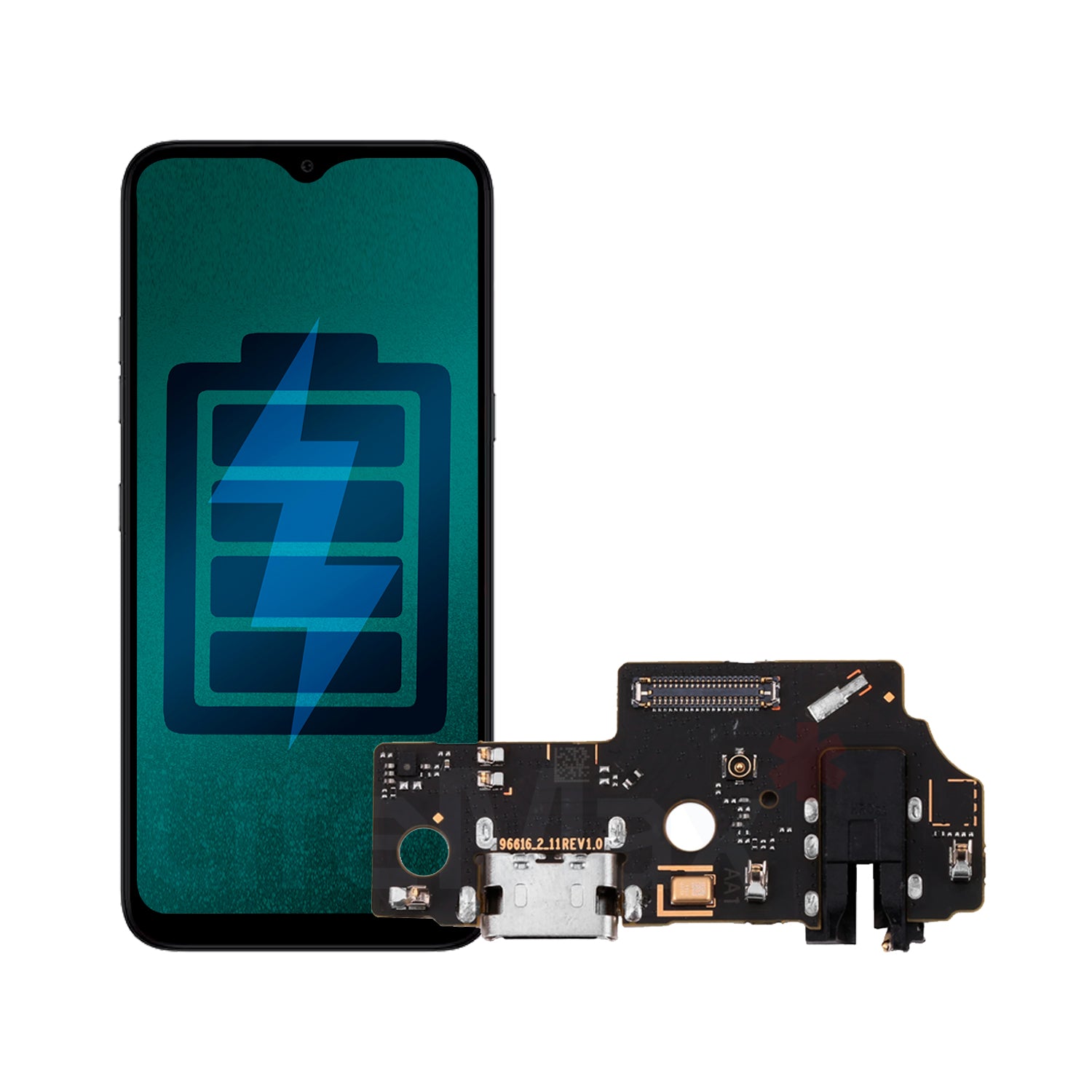 Flex de Carga Compatible con Samsung A04 Conector Tipo C