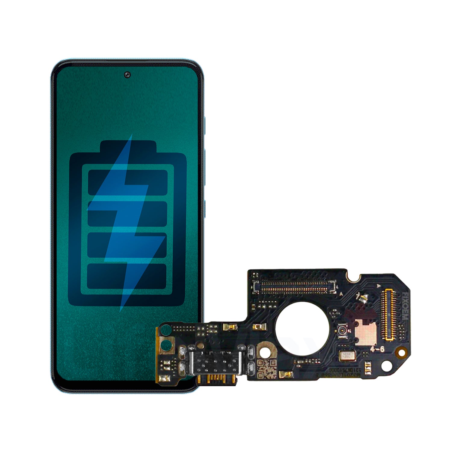 Flex de Carga Compatible con Xiaomi Poco M4 Pro 4G Tipo C