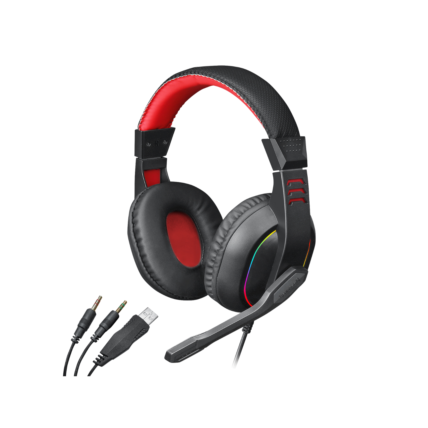 Auriculares Gamer Redragon Ares H120 RGB Jack 3.5mm Negro
