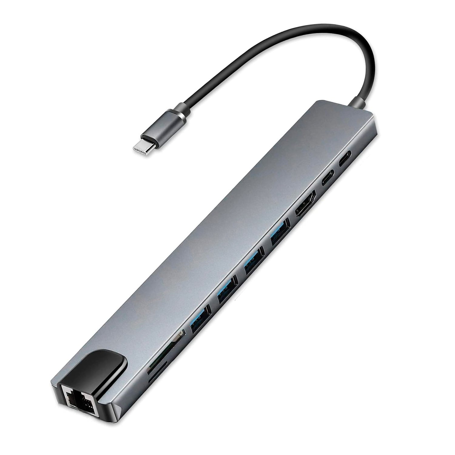 Adaptador Hub USB-C 10 en 1 Multipuerto HDMI 4K / RJ45 / USB / USB-C 3 ...