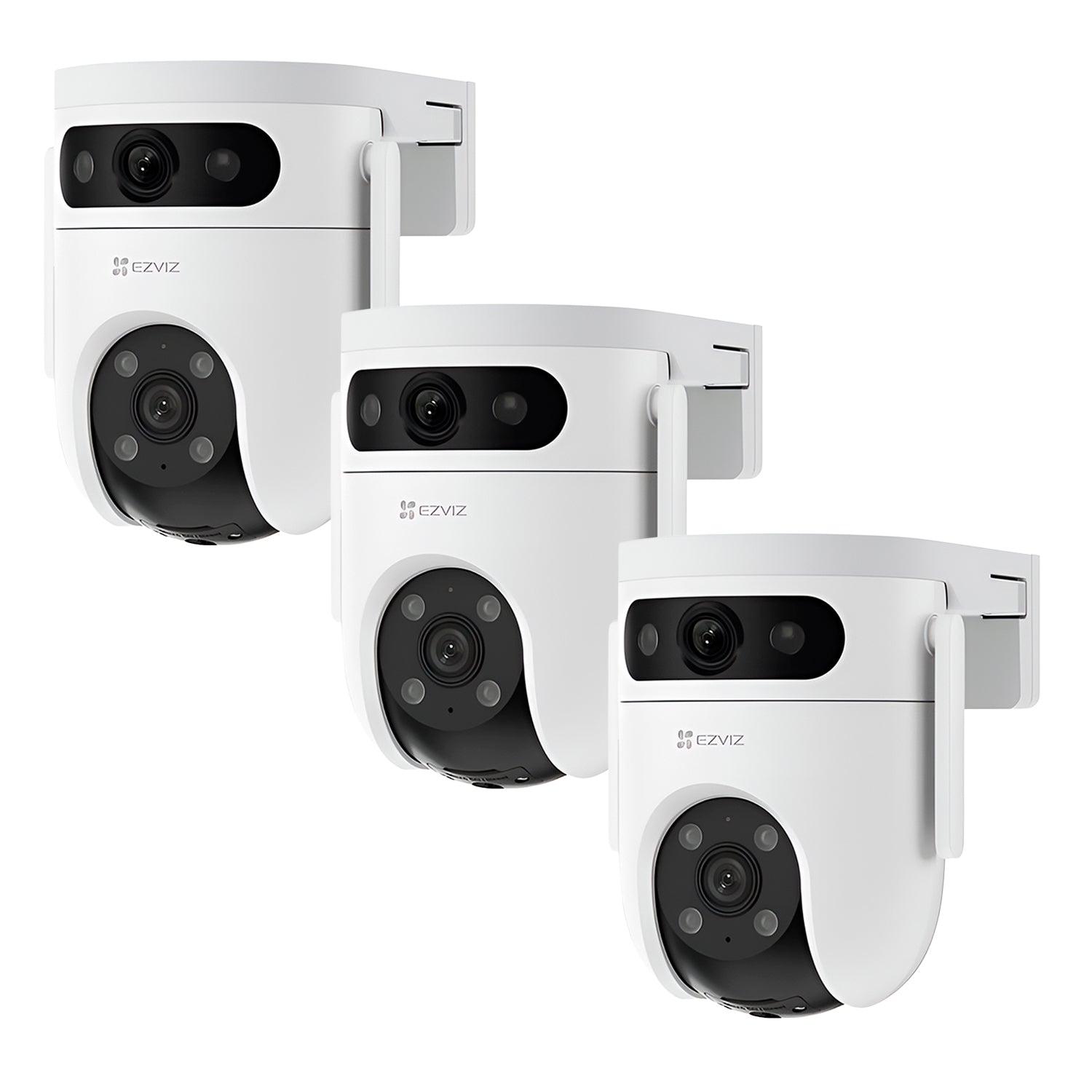 Pack 3 Camaras Wifi IP Ezviz H9C ColorVU IP67 Dual 3K Nube