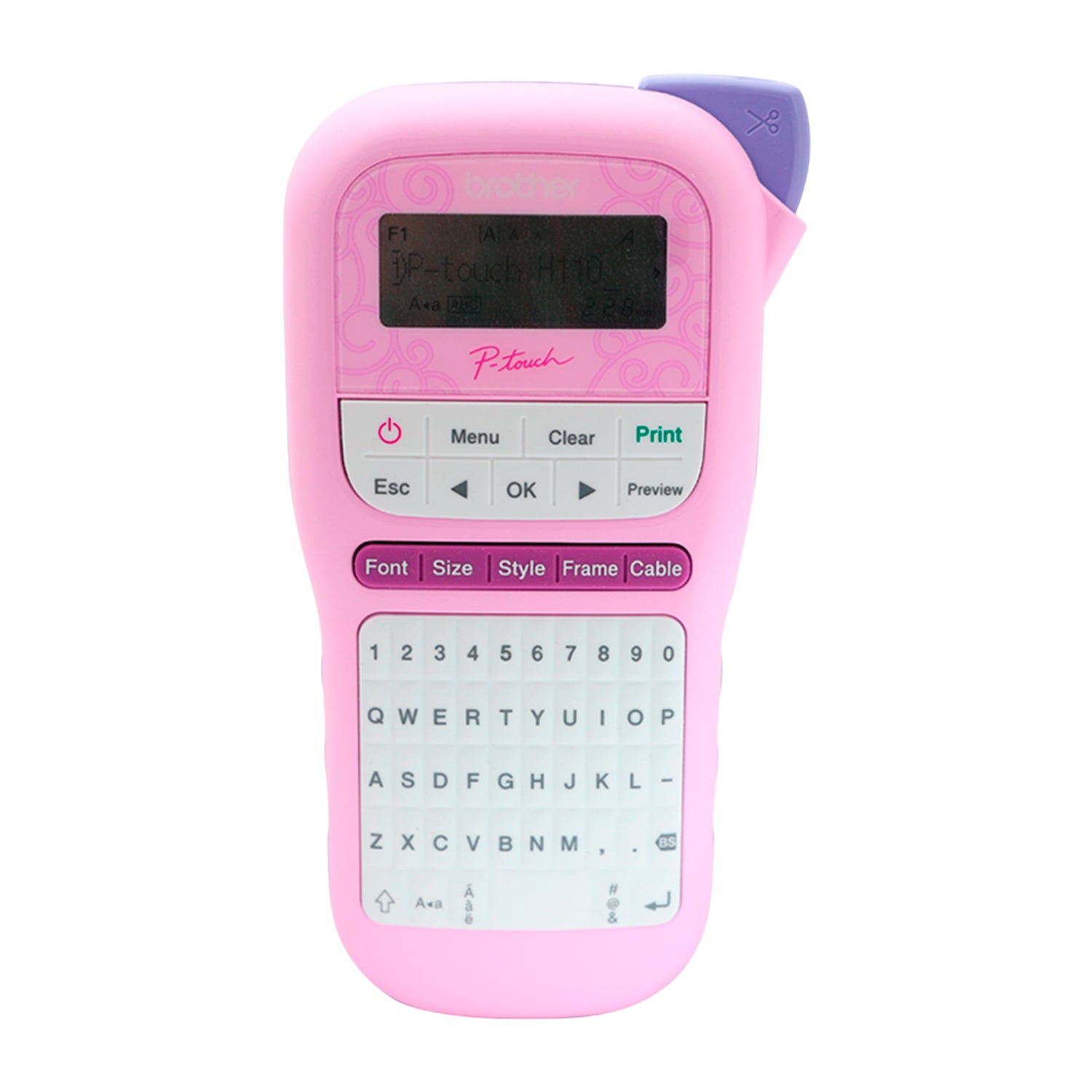 Rotuladora Portatil para Etiquetas Brother P Touch PT-H110PK