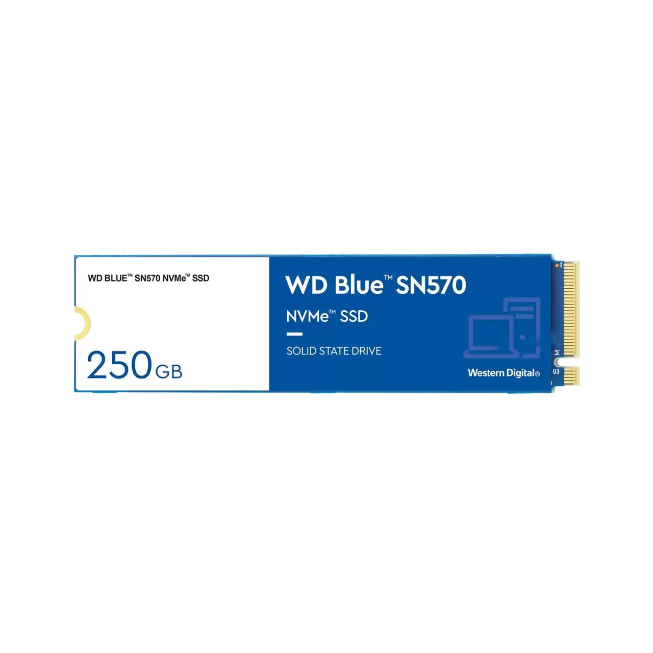 Disco Solido SSD Interno WDBlue SN570 250GB M.2 2280 PCIe3.0