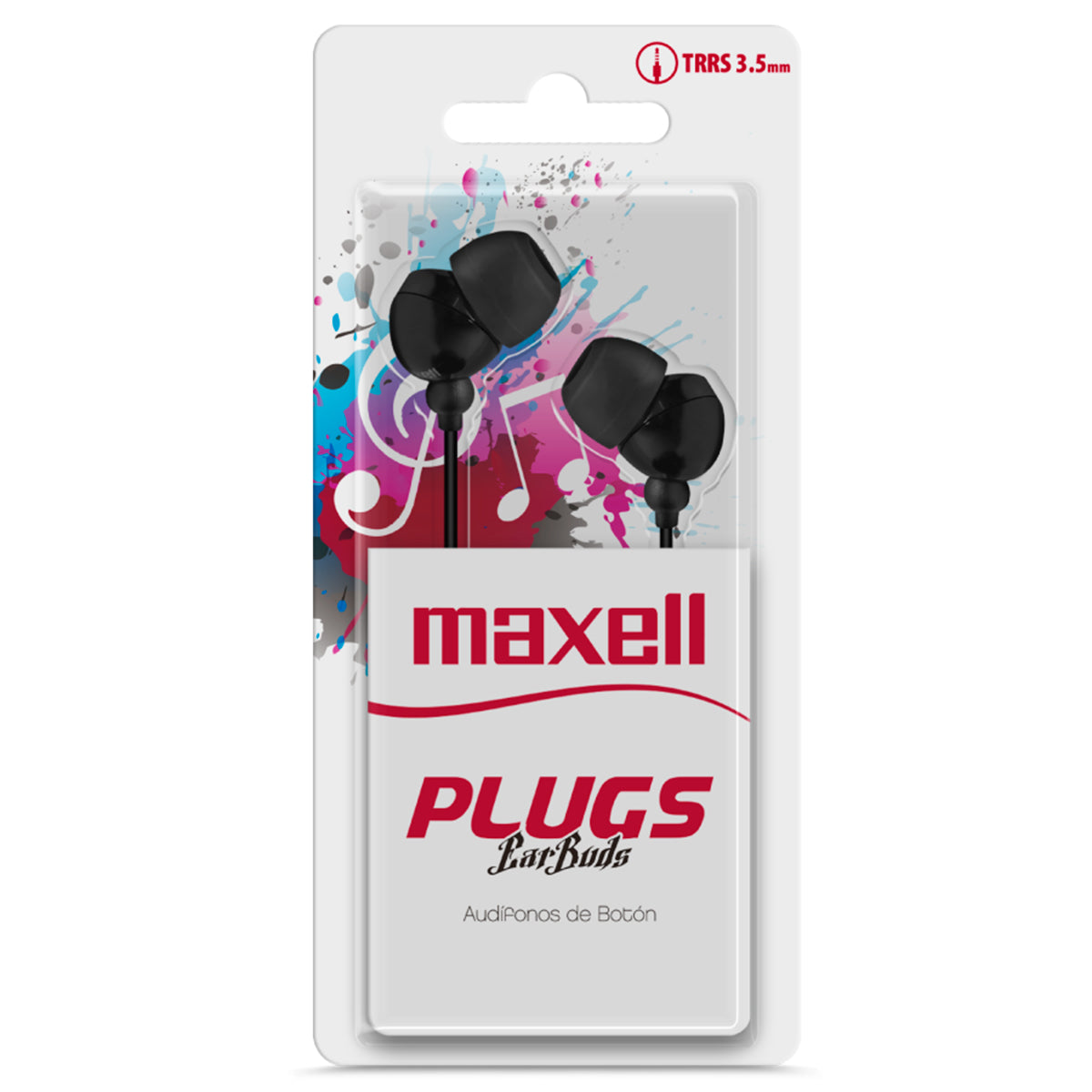 Audifonos IN-225 Maxell Plugs Ear Buds TRS 3.5mm In-ear