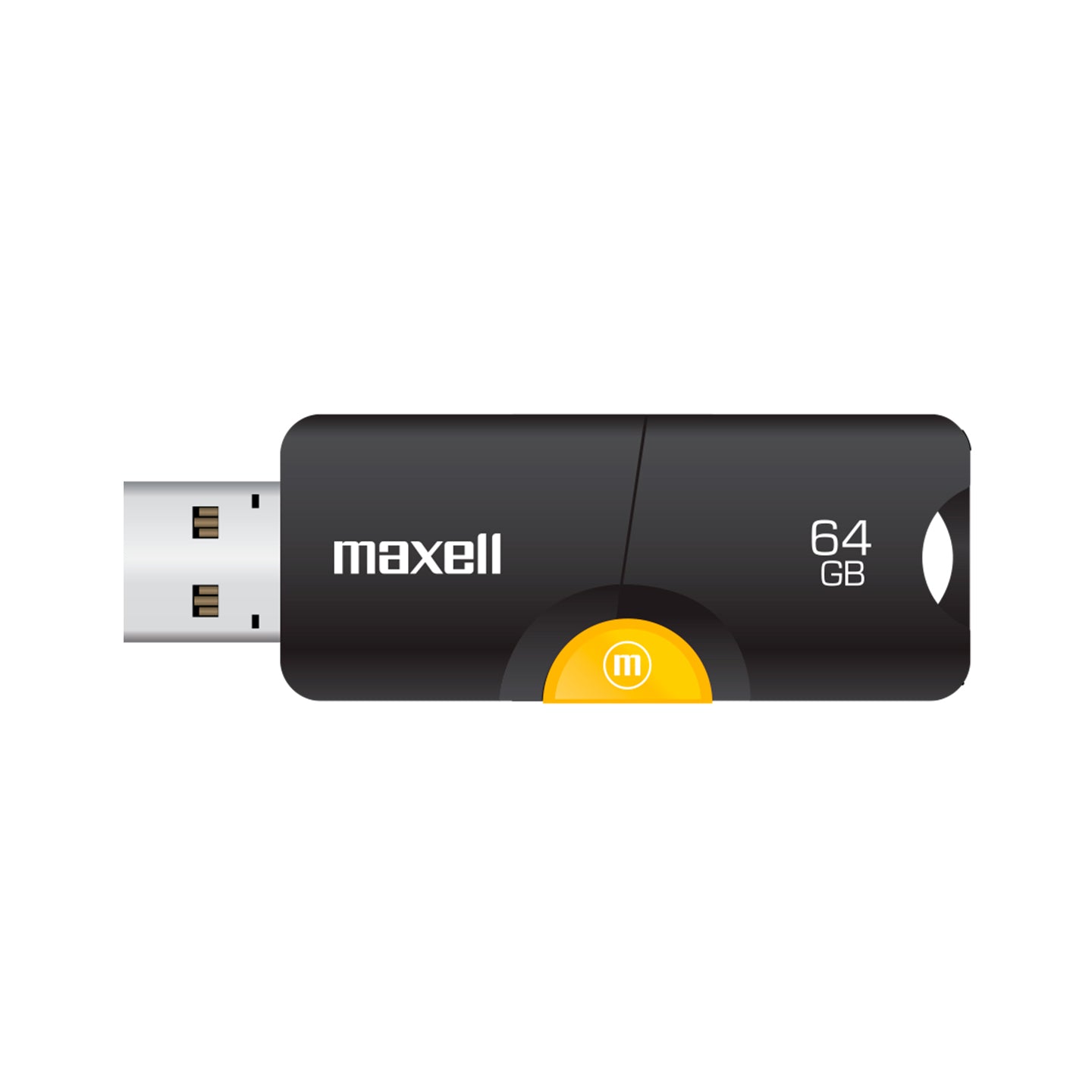 Pendrive USB 3.0 64GB Maxell Flix Diseño Retractil Compatible MAC y Windows Rapida Transferencia