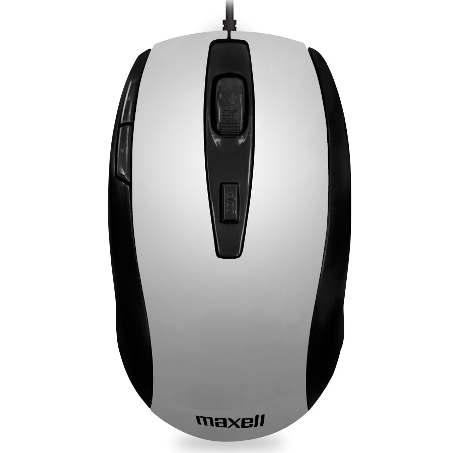 Mouse USB Optical Maxell MOWR-105 Ergonomico 5 btn Cable 150cm Sensor 1600dpi Compatible Windows-Mac