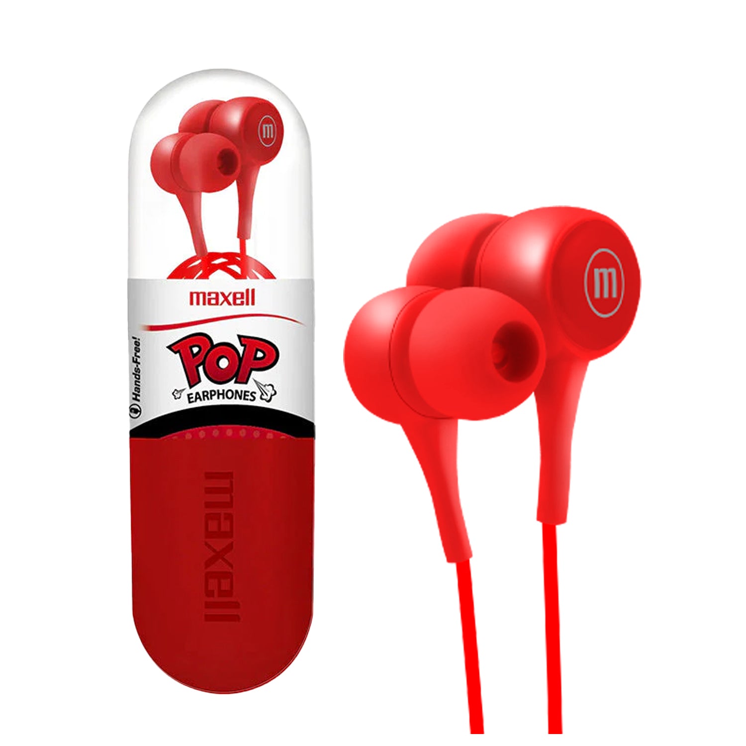 Audifonos Maxell Pop In-ear Anti-enredos 3.5mm Manos Libres