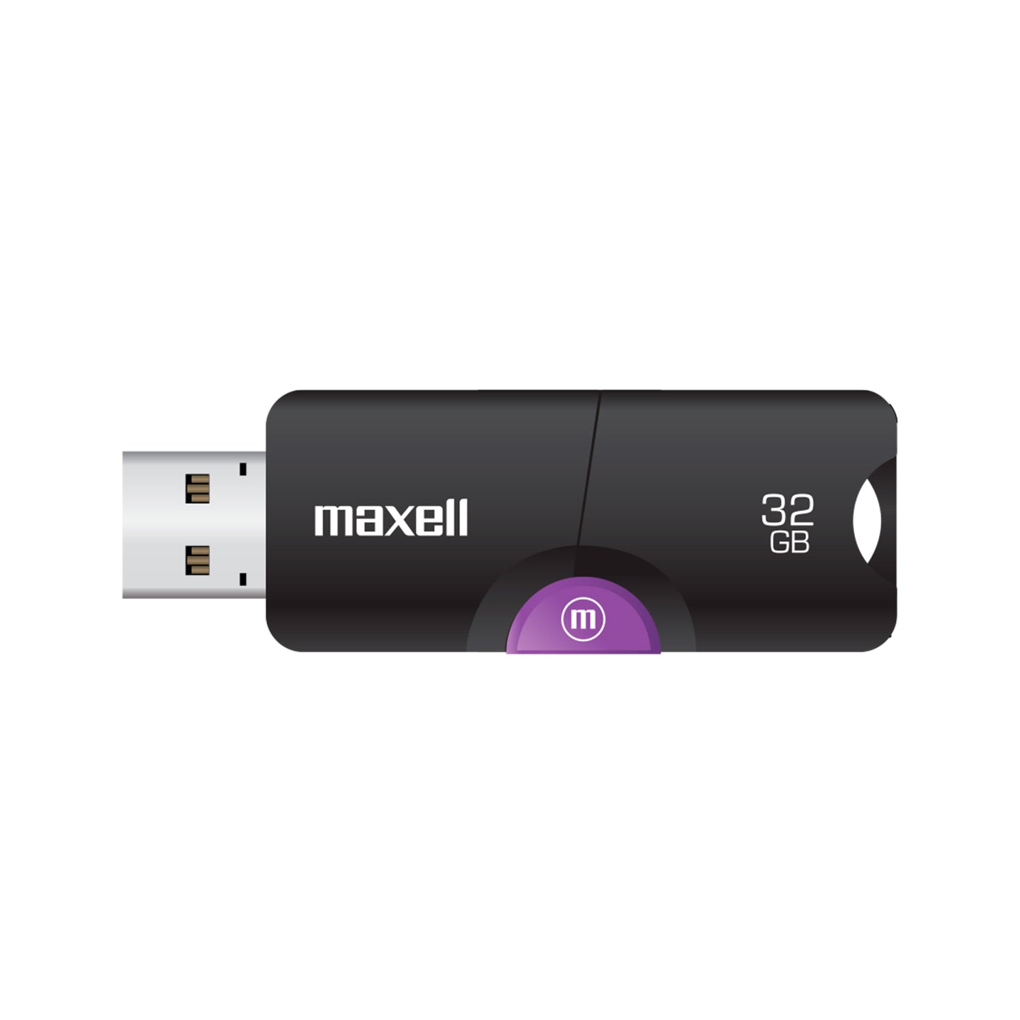 Pendrive USB 32GB Maxell Flix Diseño Retractil Compatible MAC Windows Multiuso Rapida Transferencia