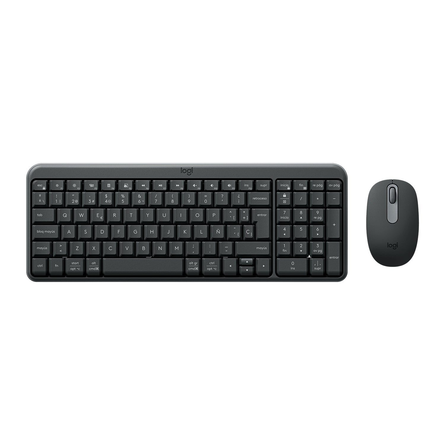Combo Teclado y Mouse Inalambrico Logitech MK250 USB 1000dpi