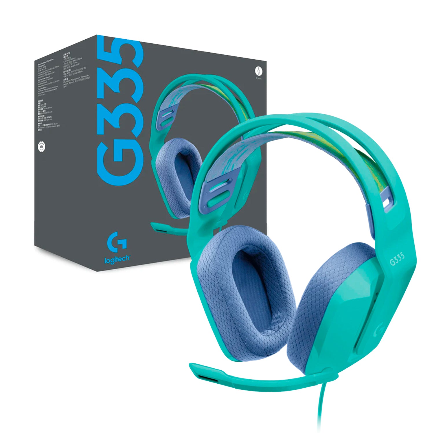 Audifono Gamer Logitech G335 Blanco Pc/ps4/switch/xbox