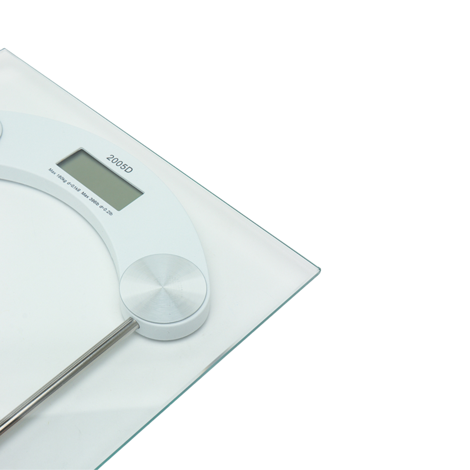 Balanza Digital de Baño Vidrio Templado 180Kg con Baterias