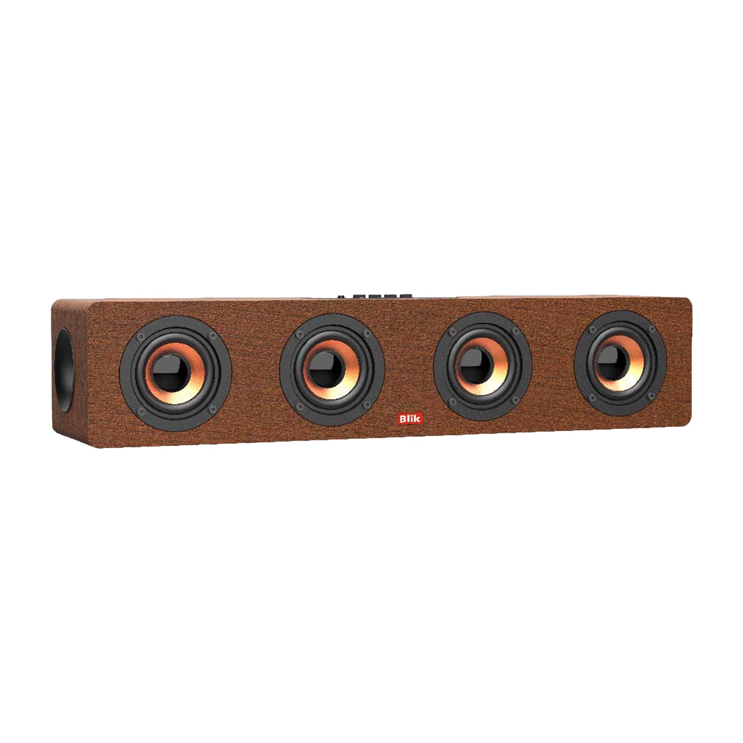 Parlante Portatil Blik Rock Wood Bluetooth 5.3 20W RMS