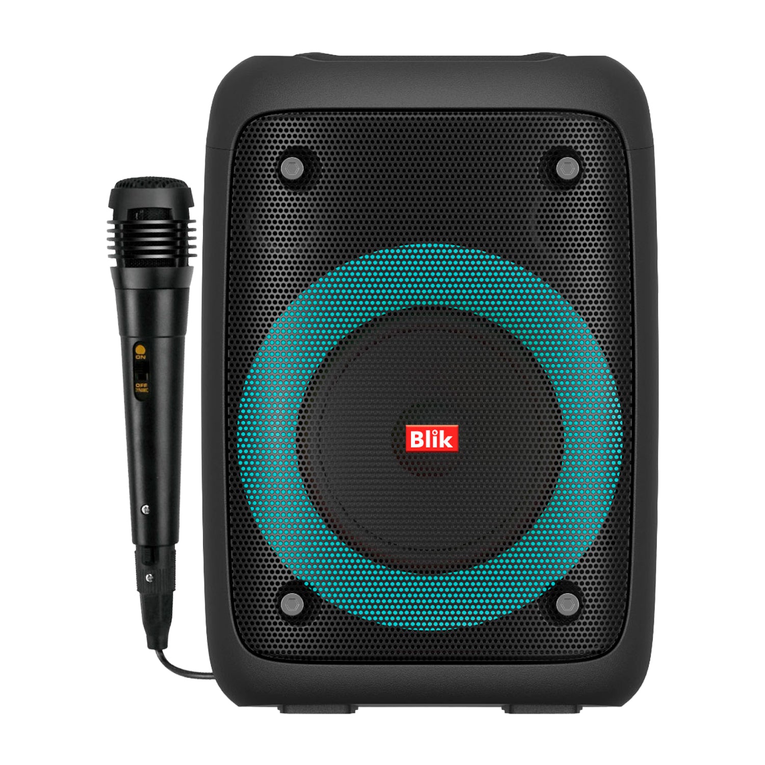 Parlante Karaoke Bluetooth 5.3 Blik Voice Tws RGB 10W RMS