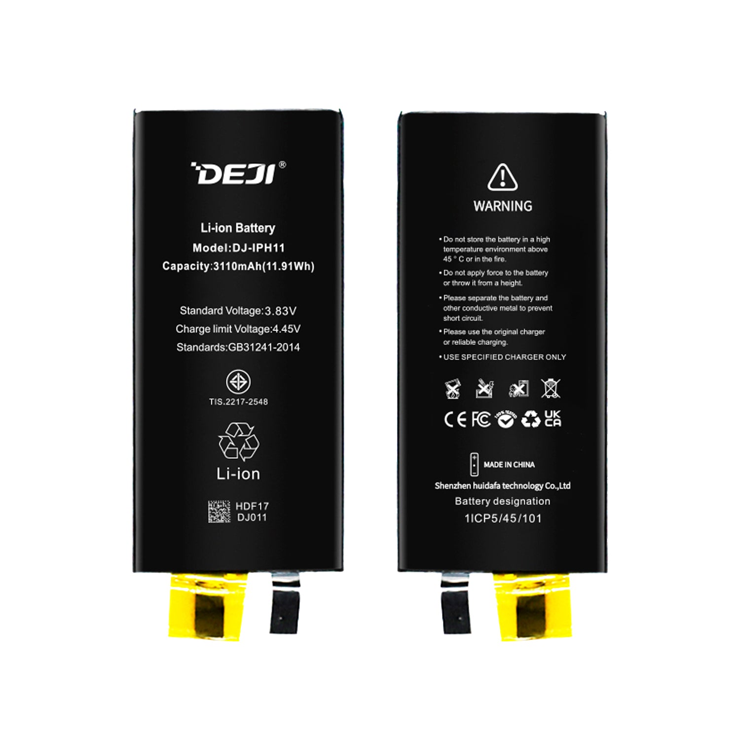Bateria para Iphone 11 Sin Flex DEJI IC Original Capacidad 3110mAh