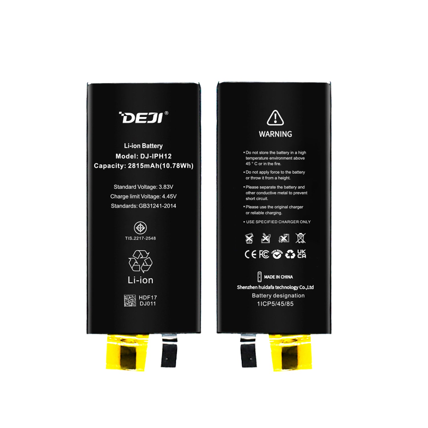 Bateria para Iphone 12 Sin Flex DEJI IC Original Capacidad 2815mAh