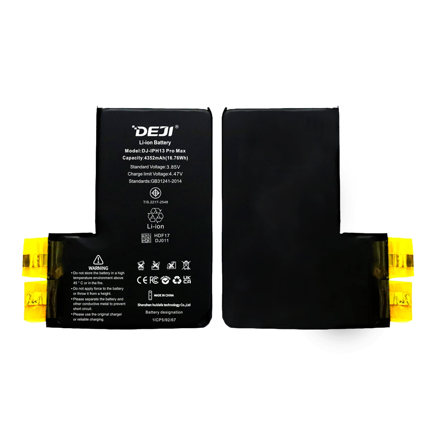 Bateria para Iphone 13 Pro Max Sin Flex DEJI IC Original Capacidad