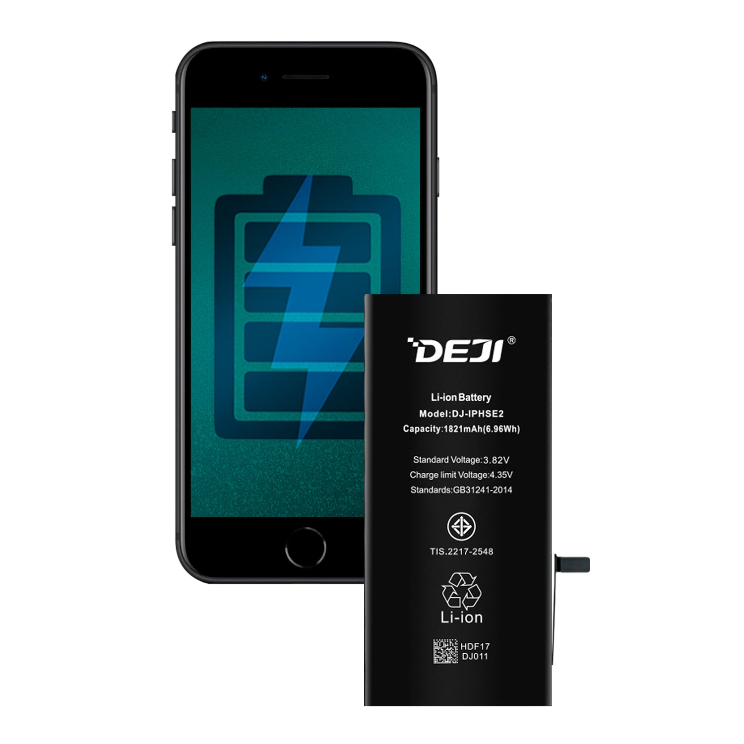 Bateria Compatible con Iphone SE 2020 (SE2) Deji IC Original Capacidad 1821mAh Maxima Duracion