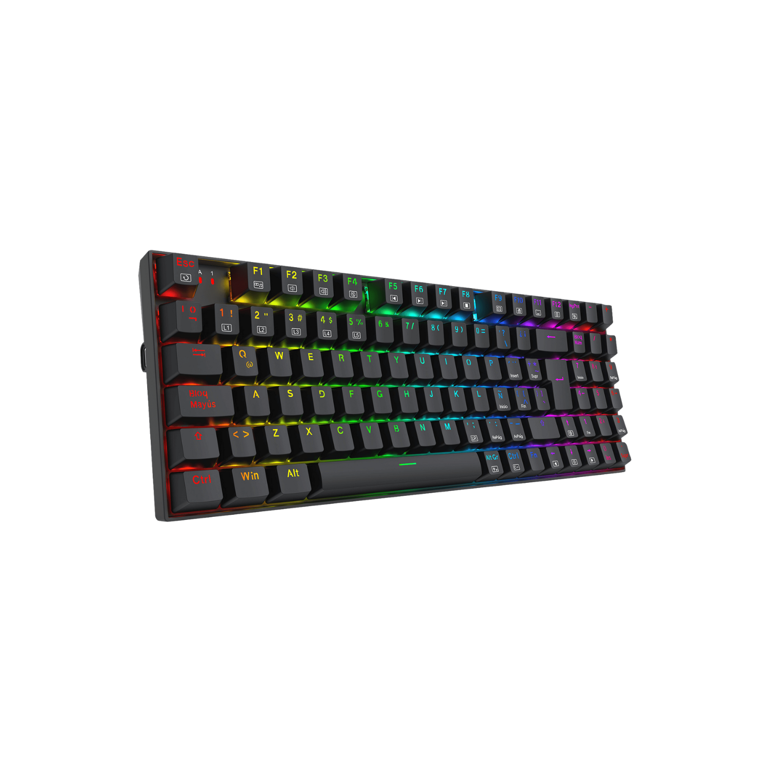 Teclado Gamer Mecanico Redragon Ziggs K669-rgb 94 Teclas