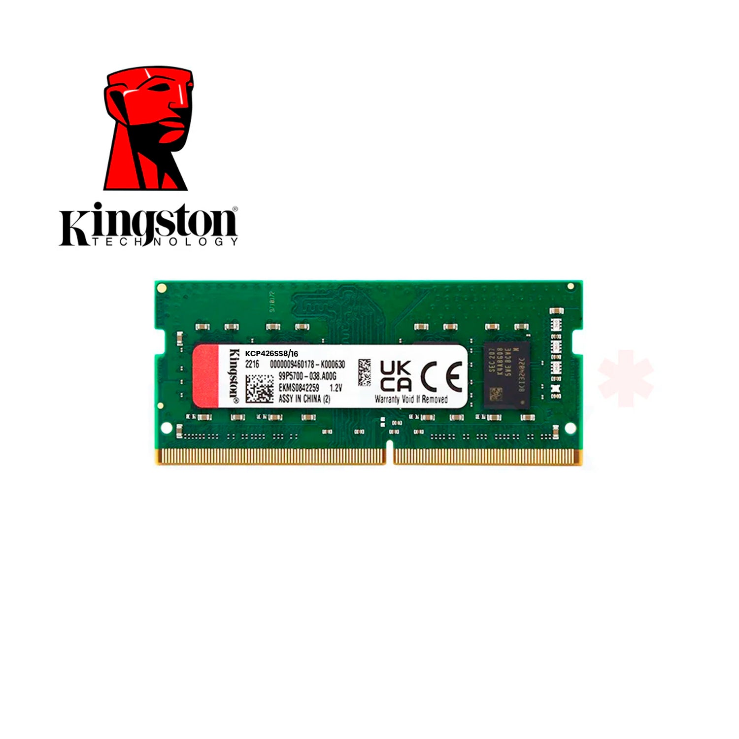Memoria Ram Notebook Kingston 16GB DDR4-SODIMM 2666MHz 1.2 V Pin