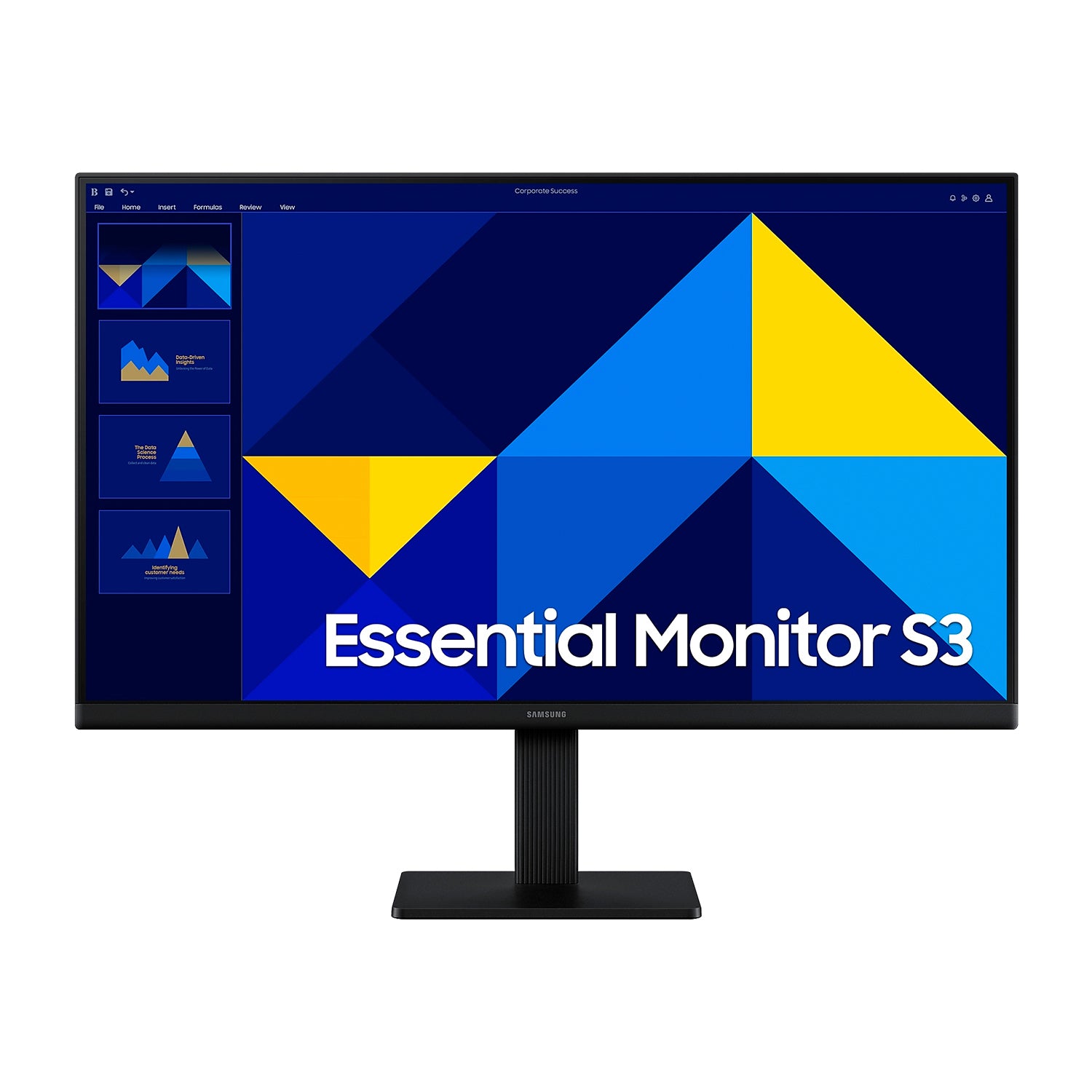Monitor Samsung Essential Plano 22" S30GD IPS FHD 100Hz HDMI