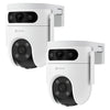 Pack 2 Camaras Wifi IP Ezviz H9C 2K ColorVU IP67 MicroSD