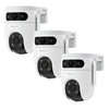 Pack 3 Camaras Wifi IP Ezviz H9C ColorVU IP67 Dual 3K Nube
